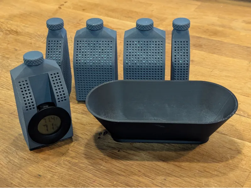 AMS Desiccant Containers with Threaded Lid