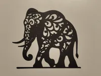 Tableau mural éléphant tribal — photo 2