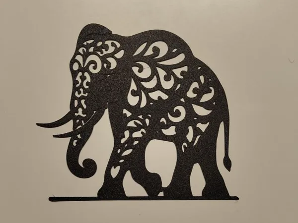 Tableau mural éléphant tribal
