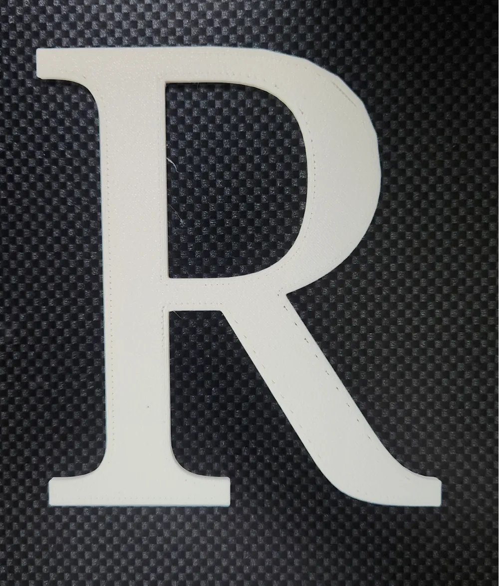Alphabet Letter R - Uppercase (Small/Medium/Large) by eric272 - MakerWorld