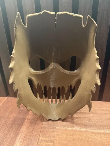 Pieza para disfraz o exhibición: Stiched Horror Halloween Mask — vista de referencia 3