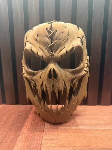 Pieza para disfraz o exhibición: Stiched Horror Halloween Mask — vista de referencia 2