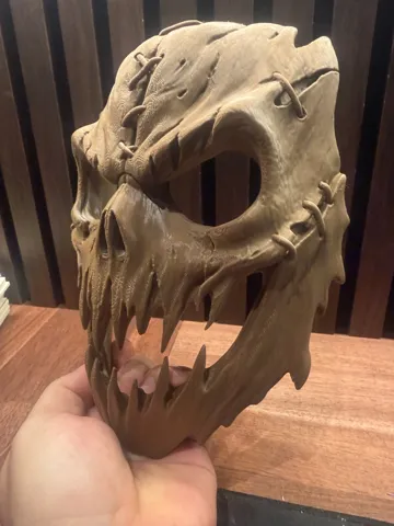Pieza para disfraz o exhibición: Stiched Horror Halloween Mask — vista de referencia 4