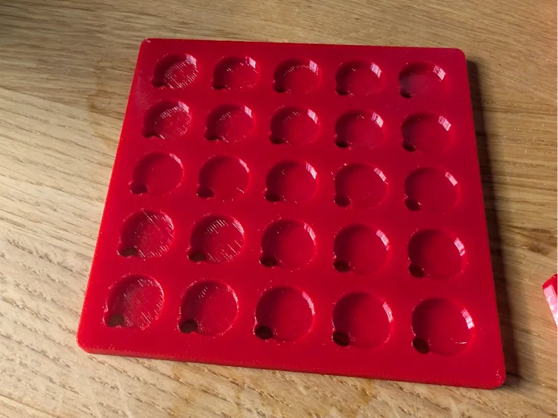 Xtool F1 Jig for 15mm round things keychain 