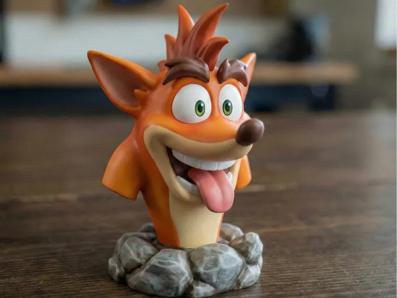 Busto Crash Bandicoot - NO AMS