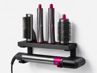 Dyson Airwrap Wall Mount with Cable Tidy