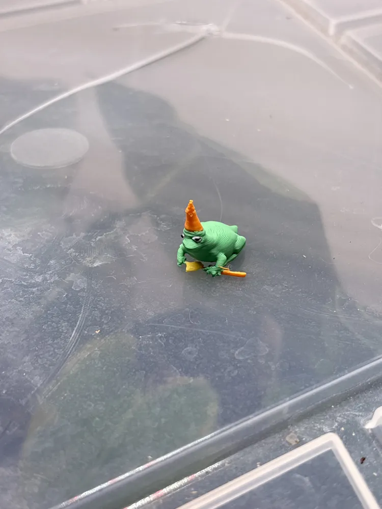 Ugly Wizard Frog by Little Brick Builds MakerWorld: Download Free 3D Models