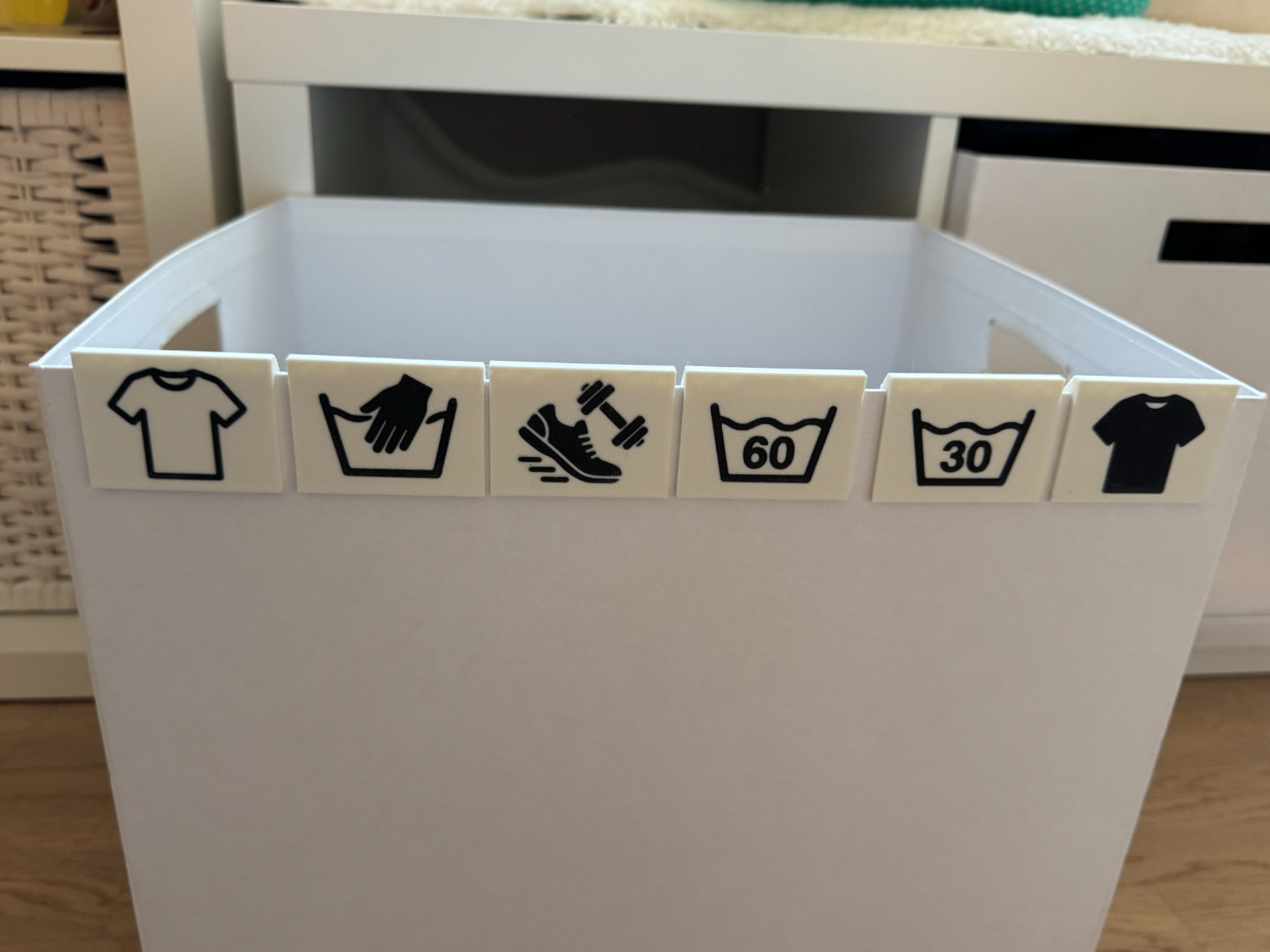 Clip-on Laundry Sorting Wash Labels