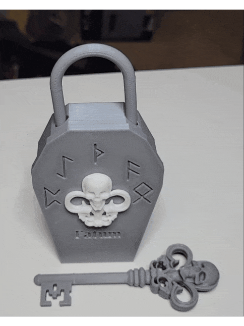 Skull Coffin Lock Rune