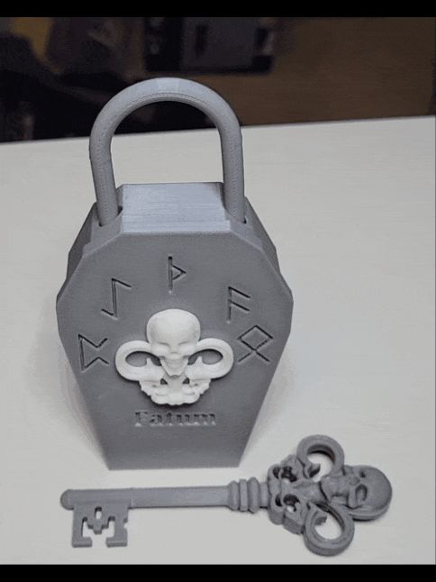 Skull Coffin Lock Rune