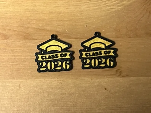 2026 graduation earrings