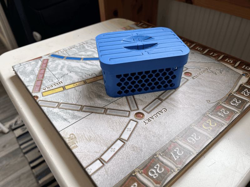 Ticket to Ride Train Storage Box & Card Holder V2