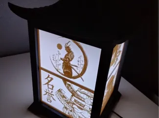 Pagoda style lamp