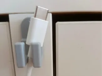 cable holder with 1mm nail hole