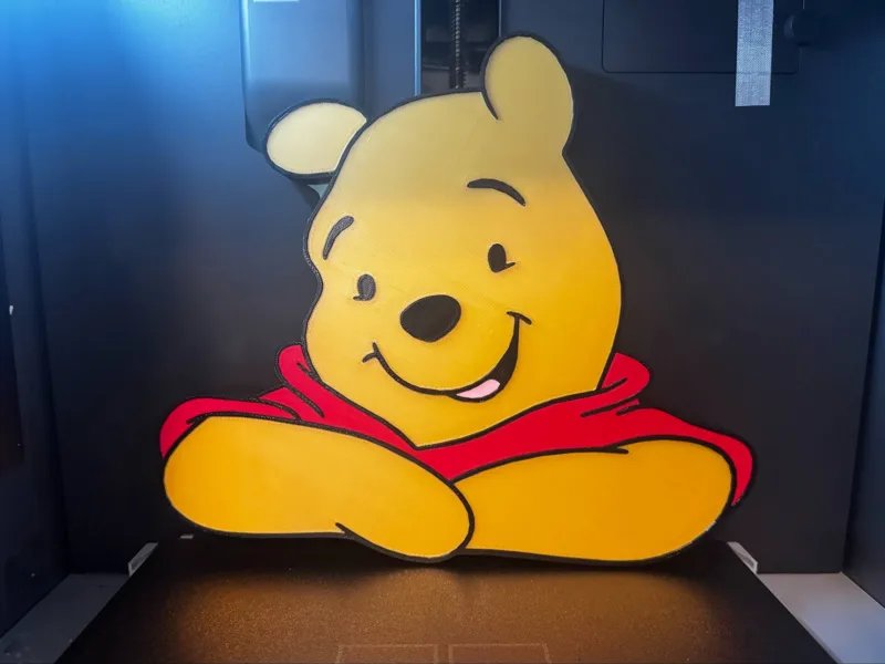 Pooh Bear Wall Art (no AMS)
