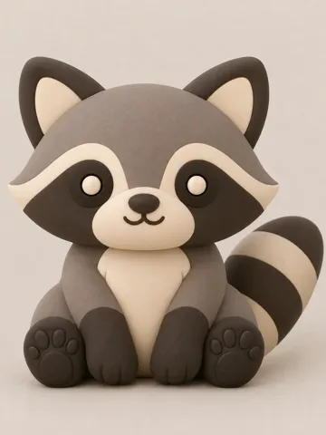 Soporte: Friendly Raccoon ( Panda Pals ) — vista de referencia 2