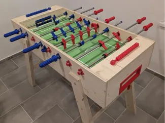 Kid-Sized DIY Foosball Table