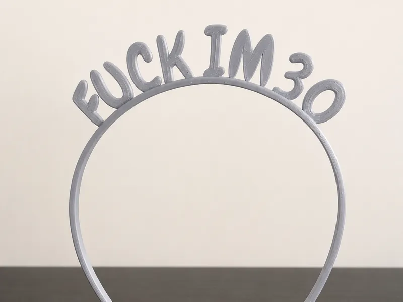 30th Birthday Headband