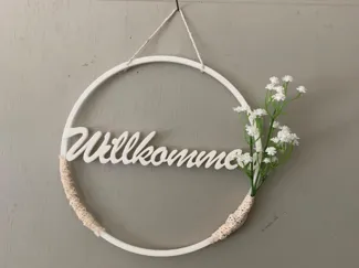 Willkommen Schild