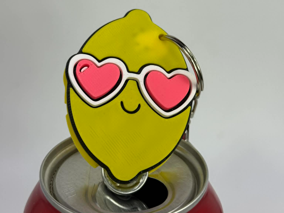 Lovely Lemon Pop Can Tab Opener Tab Fairy
