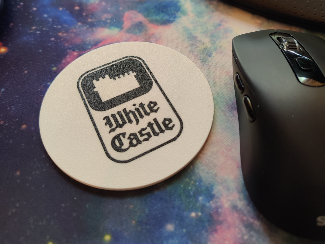 White Castle Coaster