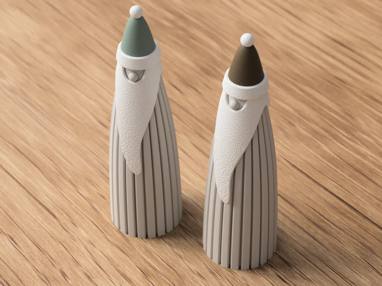 Christmas Santa decoration (tealight compatible) view 2