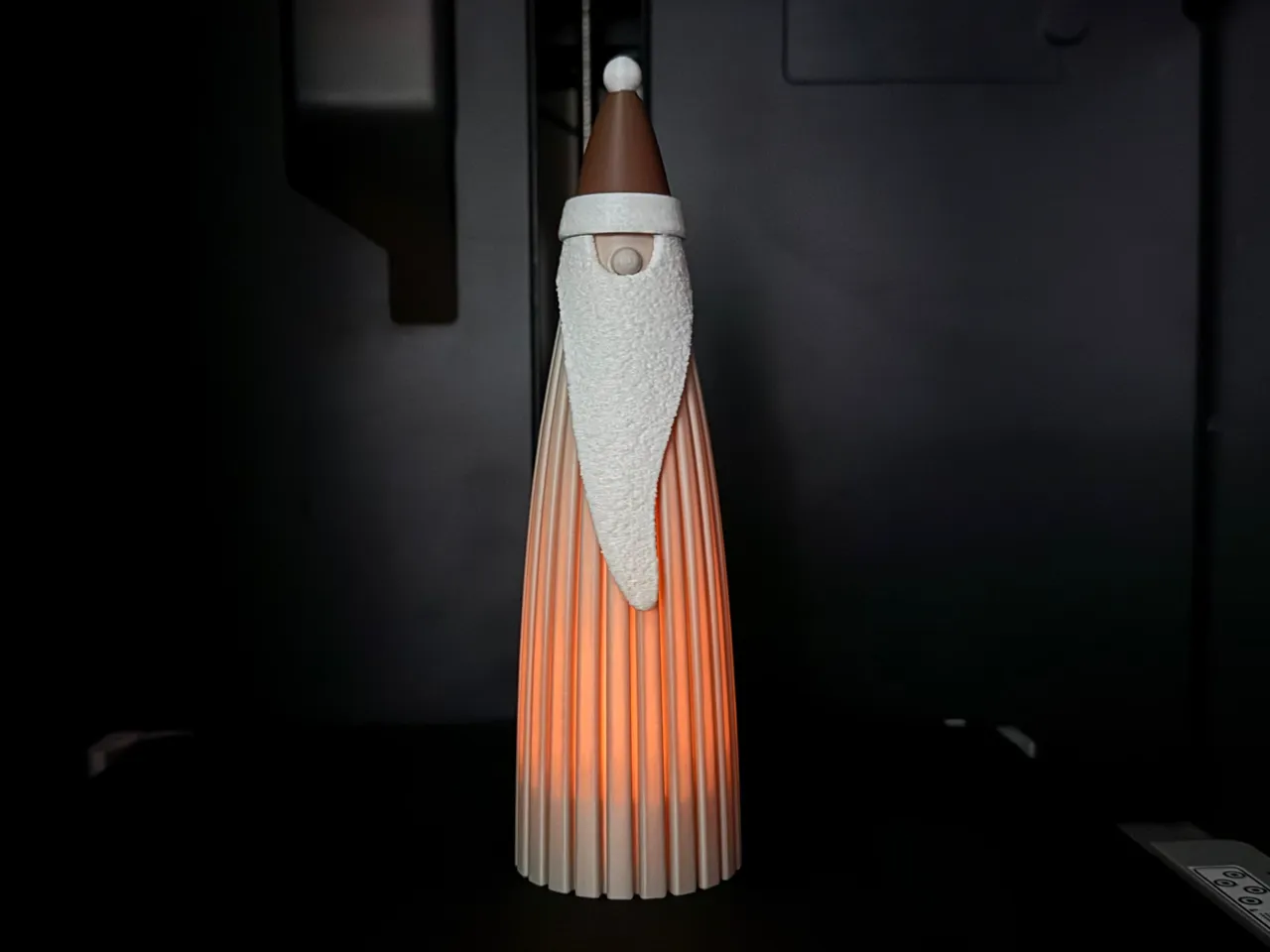 Christmas Santa decoration (tealight compatible) view 3