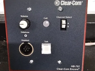 Clear-Com Control Panel Desk Box