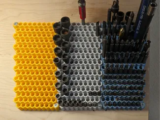 Hex Bit Holder - Fits A1 Mini - Customize size! 