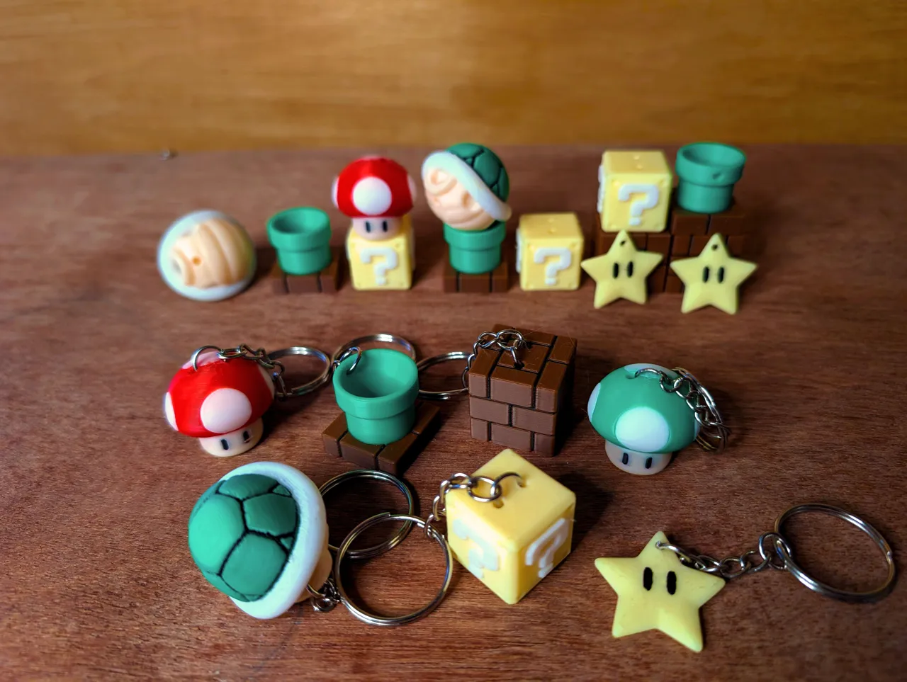 Super Mario Keychain Collection view 2