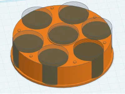 20 PHP (Philippine Peso) coin holder (stackable)