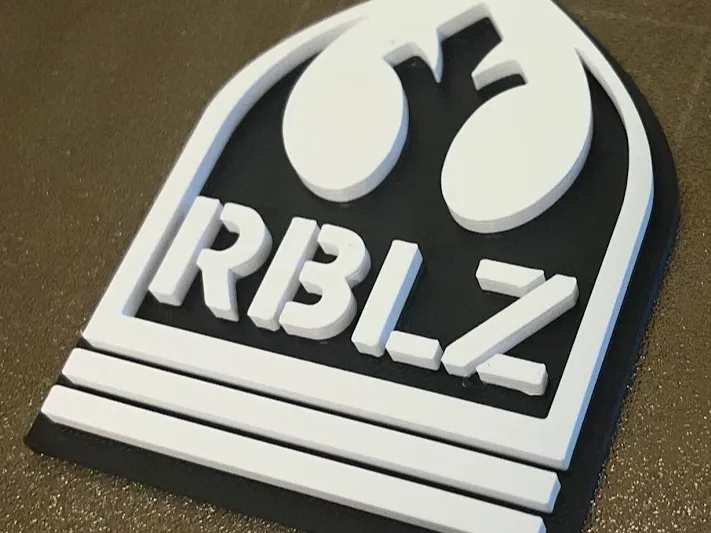 RBLZ logo on  3D
