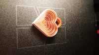 Porte-clés fidget cœur Saint-Valentin — photo 3