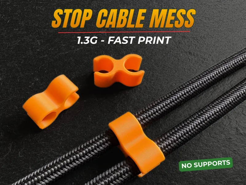 Iron/Appliance Cable Clip – 1.3g, No Supports