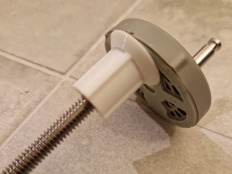 Toilet seat plug
