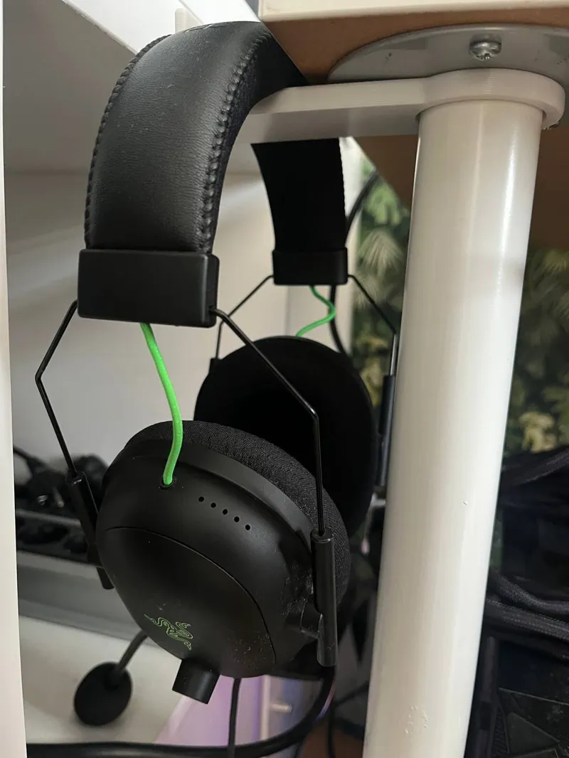 Headset holder for IKEA OLOV Tisch / Headsethalter für IKEA OLOV Tischfuß Tischträger table