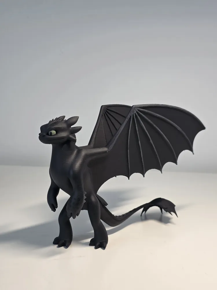 How to Train your Dragon - Toothless and Lightfury - Free 3D Print ...