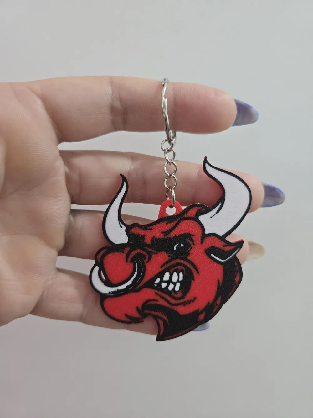 Keychain bull by kriativu 3DMakerWorld: Download Free 3D Models