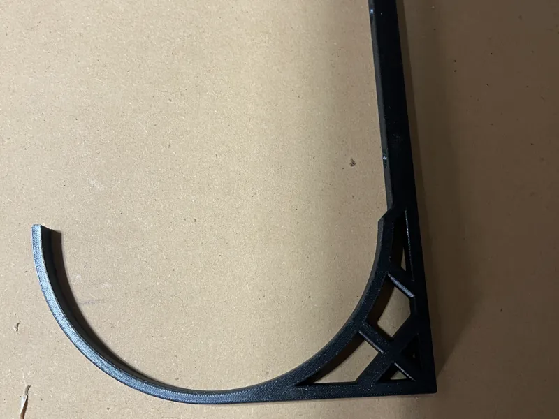 Exhaust Duct wall hanger for 6 in duct