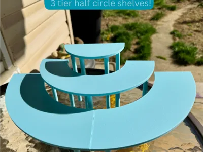 Display Stand Half Circles
