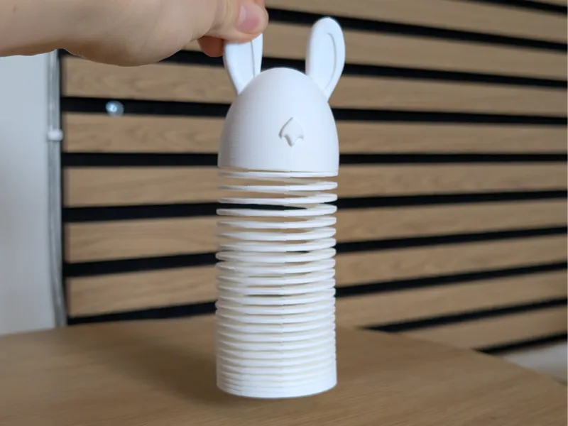 Slinky BunnyEgg - Print in place