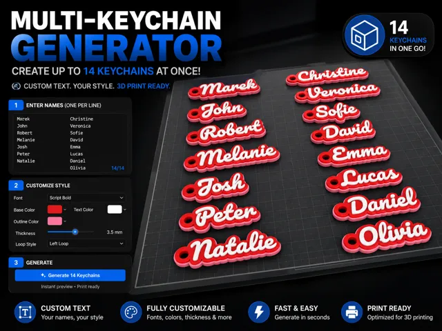Ultimate Multi-Keychain Generator