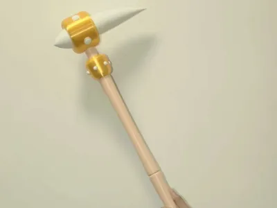 Vintage ivory walking stick