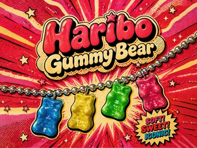Haribo Gummy Bear Pendant