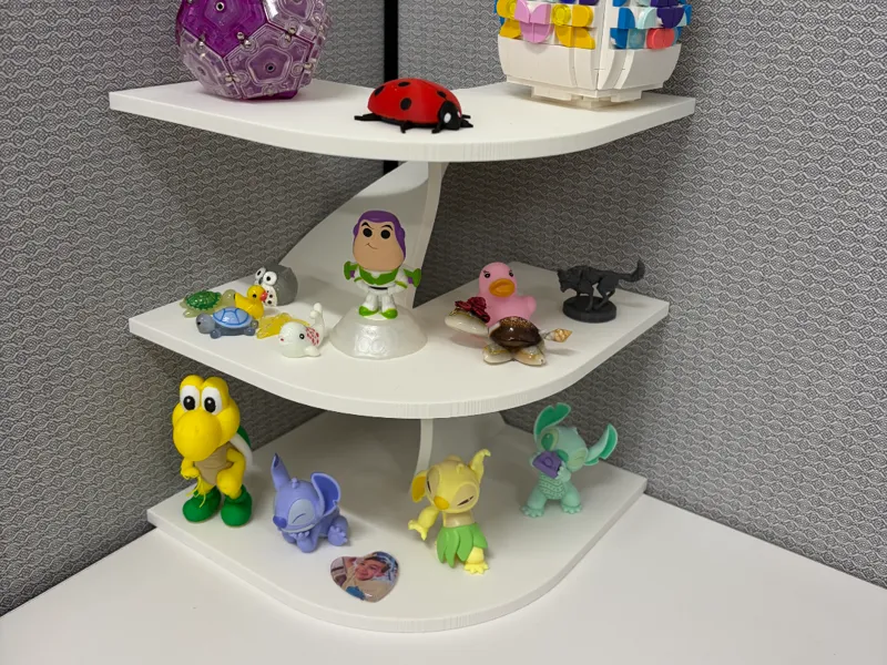 Corner Shelves for Desk Knick Knacks