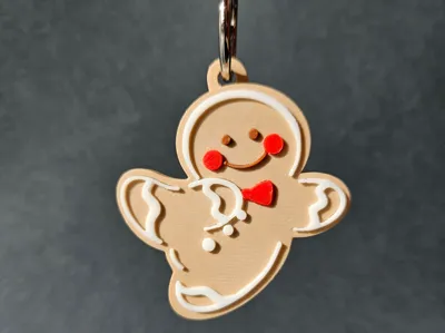 Christmas Gingerbread Decoration/Keychain