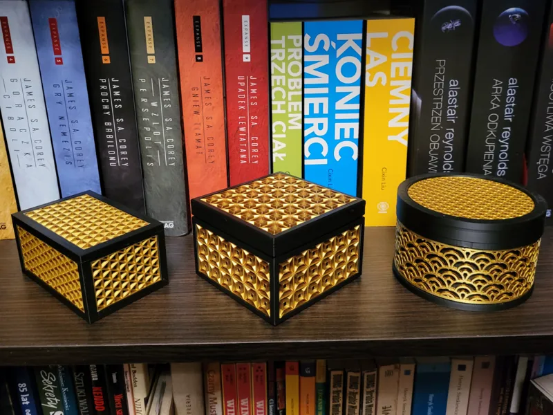 Kumiko boxes set #2