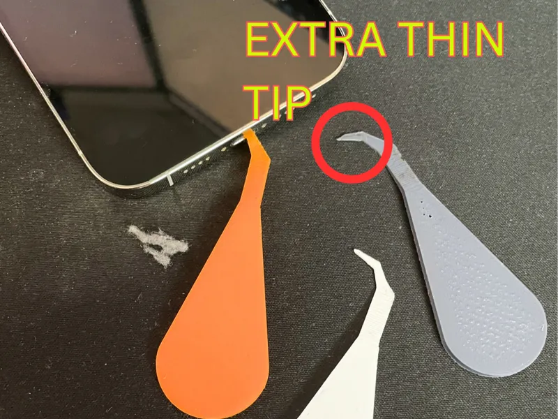 Smartphone USB Port Dust Remover - Extra Thin Tip