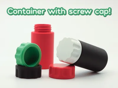 35mm Container with Screw Cap