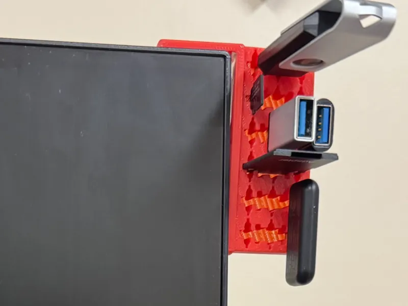 Monitor USB / Memory Card holder